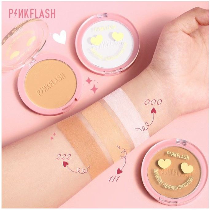 READY &amp; ORI Pinkflash Press Powder Bedak Padat PF08 PF 08 F08