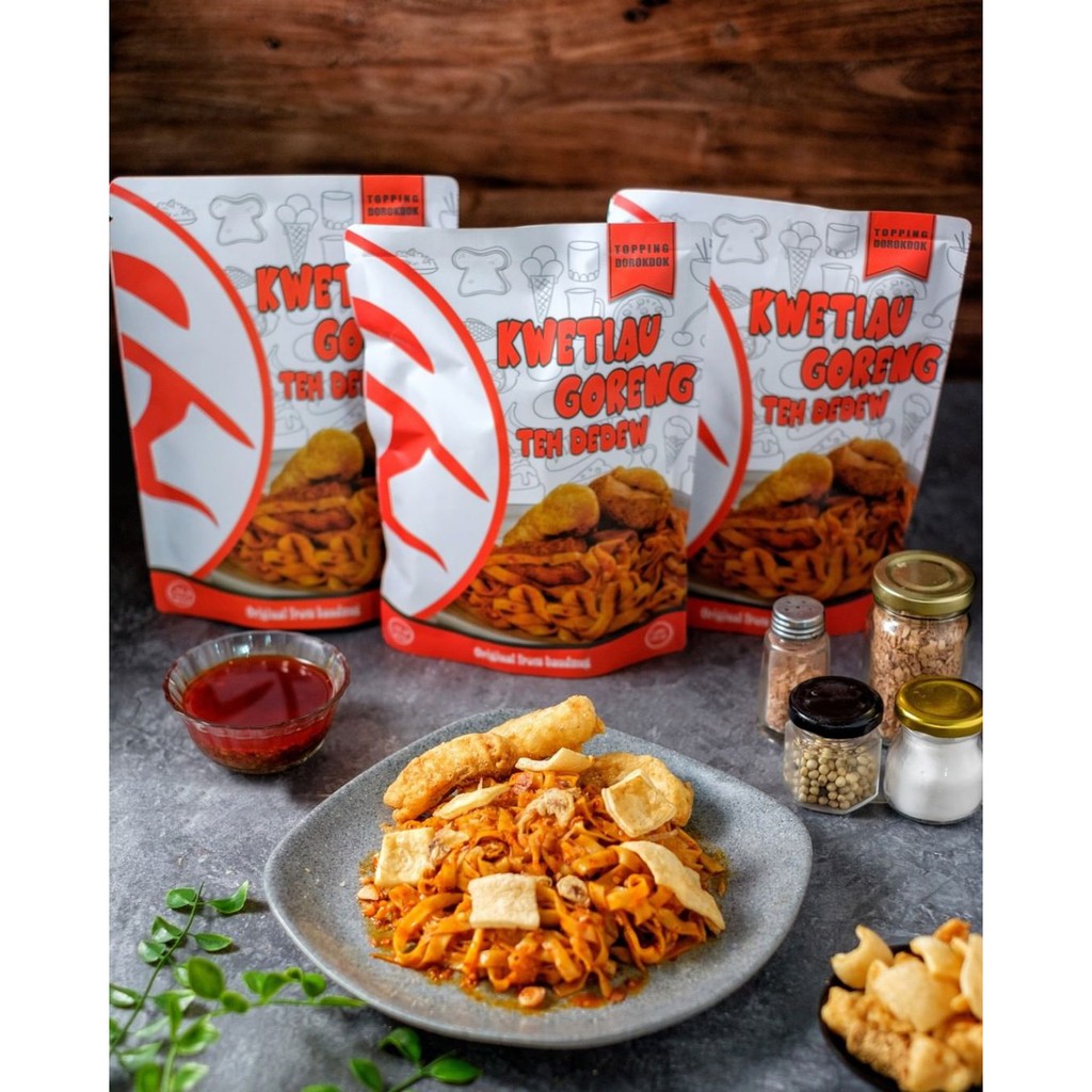 

Kwetiau Goreng Sambal Geprek Teh Dedew