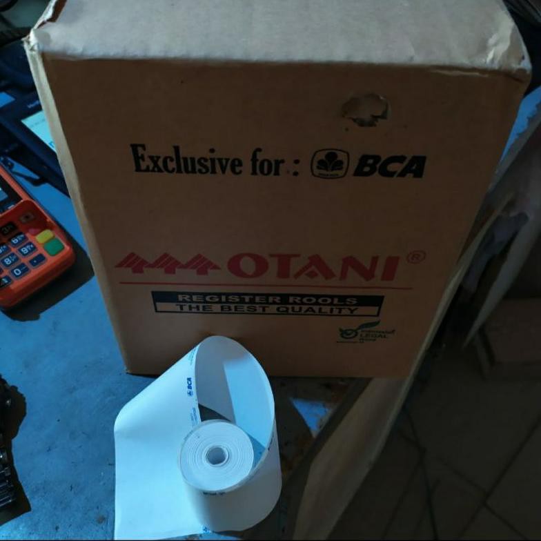 

kertas thermal Logo BCA 57x38 1 dus isi 100 roll (KODE 92)