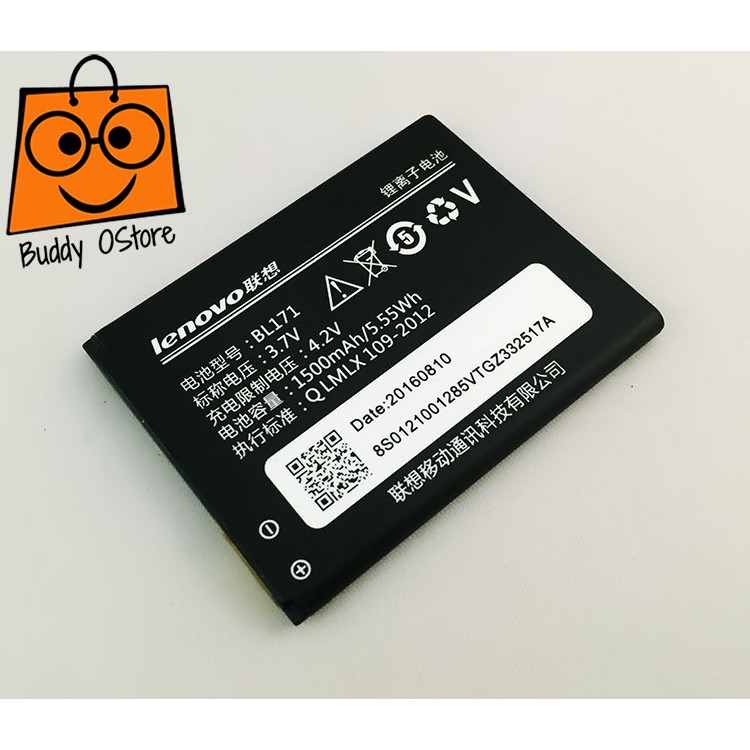 Baterai Lenovo A319 A356 A368 A370e A376 A60 A65 A500 A390 A390t Bl171 Original 100 Shopee Indonesia