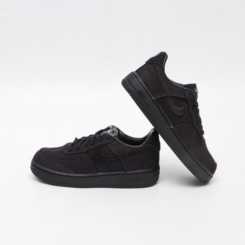 Air Force 1 Low Stussy Black Kids