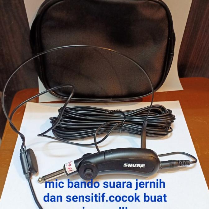 mic kabel Shure bando suara jernih dan sensitif.mic imam dll