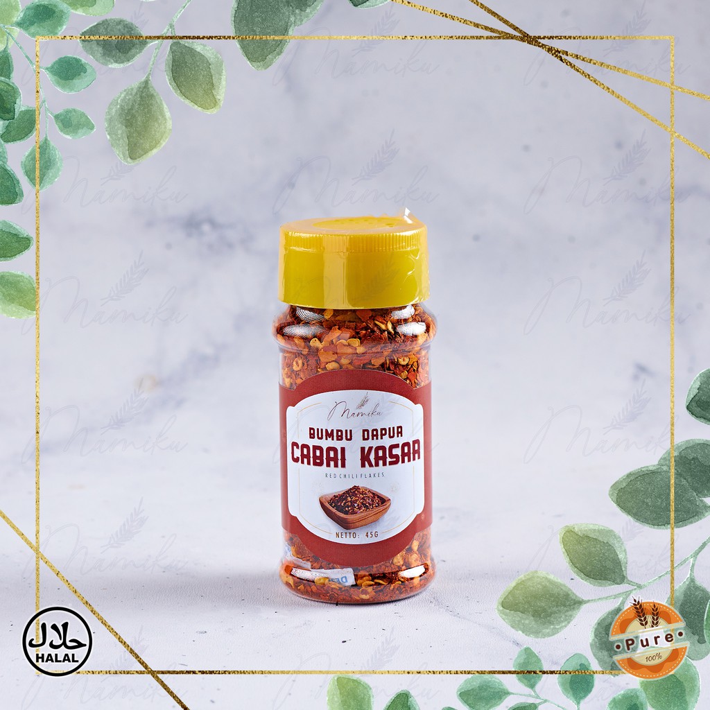 

Mamiku CABAI KASAR/CHILI FLAKES Bumbu Dapur netto 45gr