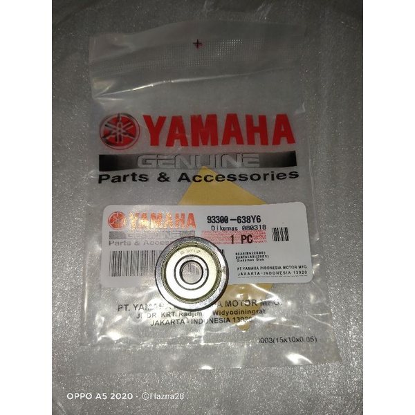BEARING LAHER KLAKER BAK CVT YAMAHA MIO SPORTY SOUL SMILE 638Z ASLI ORIGINAL