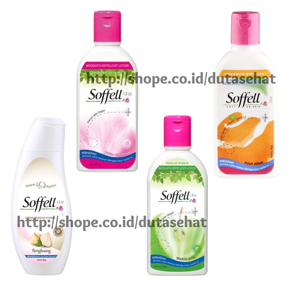 Soffell Botol 60 Gr - Lotion Anti Nyamuk
