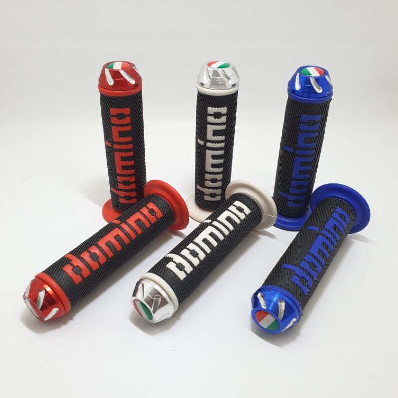 Handgrip Grip Jalu Bulu Big Emblem Domino Universal Untuk Semua Motor Plus Jalu Stang