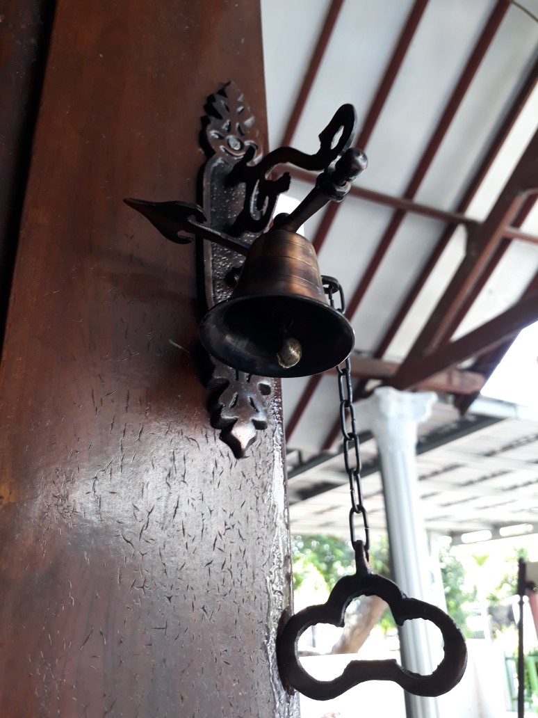 Promo! Bel Lonceng Pintu Rumah Pagar Kuningan Klasik - 1 Lonceng