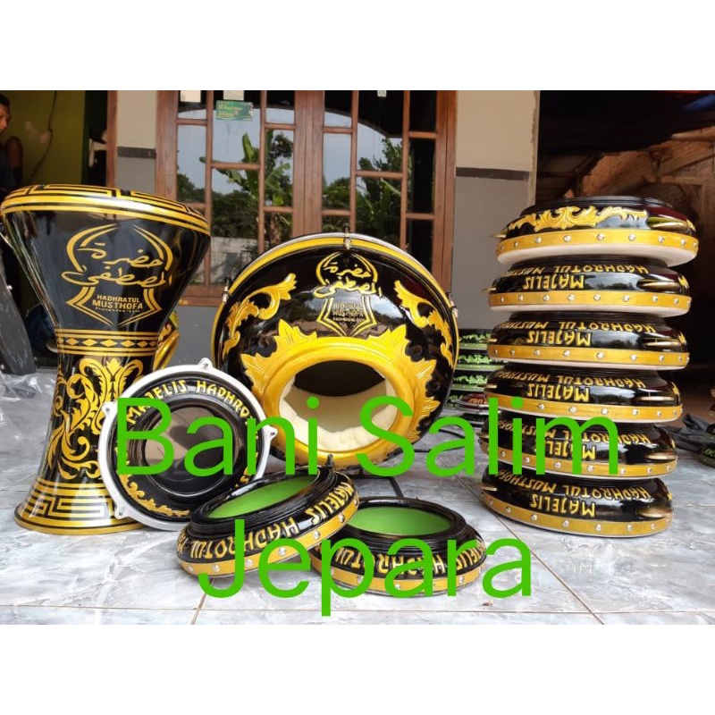 Hadroh 1 Set Ukir Berkualitas Asli Jepara Bergaransi