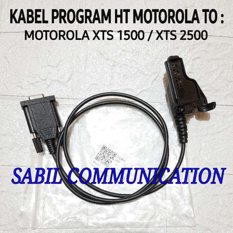 KABEL PROGRAM HT MOTOROLA XTS2500 XTS1500 KABEL DATA HT MOTOROLA XTS 2500 XTS 1500