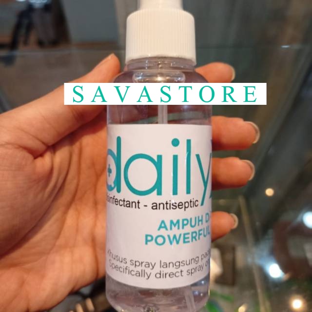 DESINFEKTAN DAILY ANTISEPTIK 100ML - DISINFECTANT AMAN UNTUK KULIT - Disinfectant Disinfektan