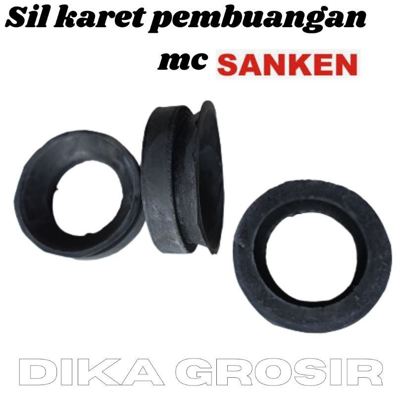 SIL KARET PEMBUANGAN AIR MESIN CUCI SANKEN MODEL TIPIS