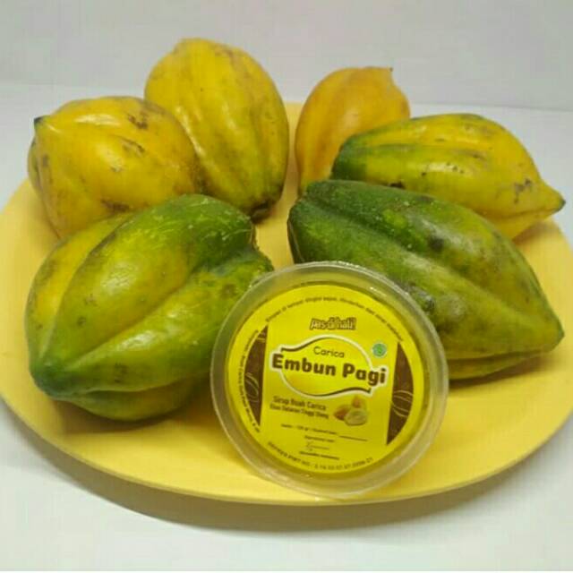 Carica Embun Pagi, Manisan carica gula asli, carica tanpa pengawet, carica segar, carica isi 6 cup