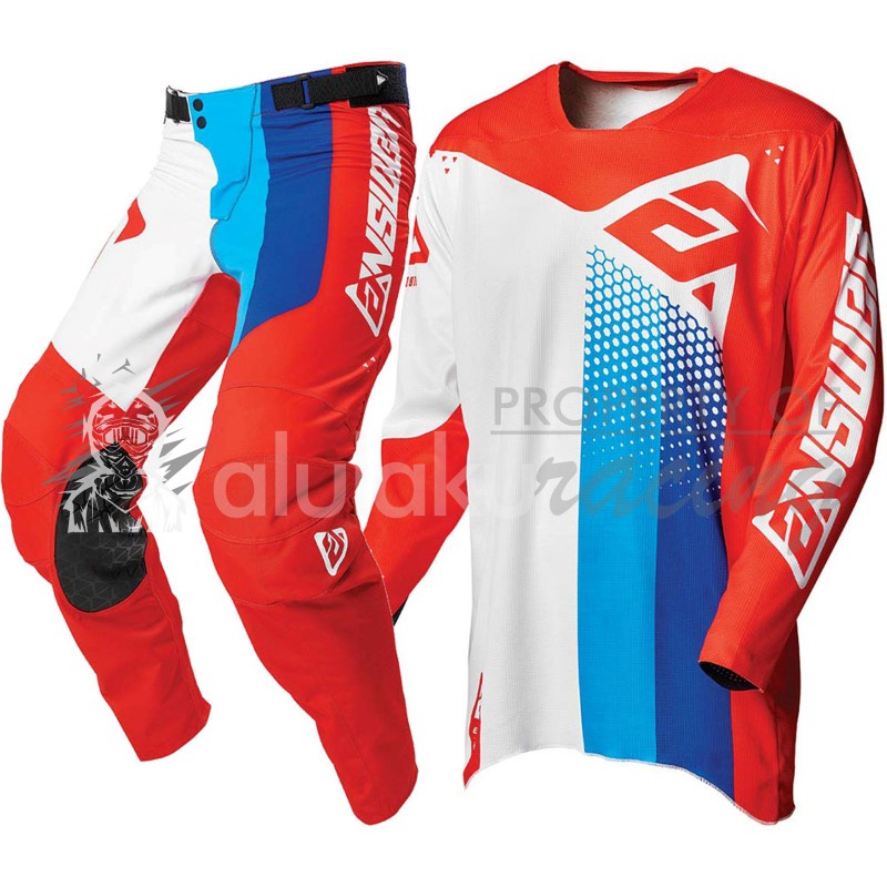 Jersey with Pants Trail Motocross MX with Custom Name &amp; Number – AN004