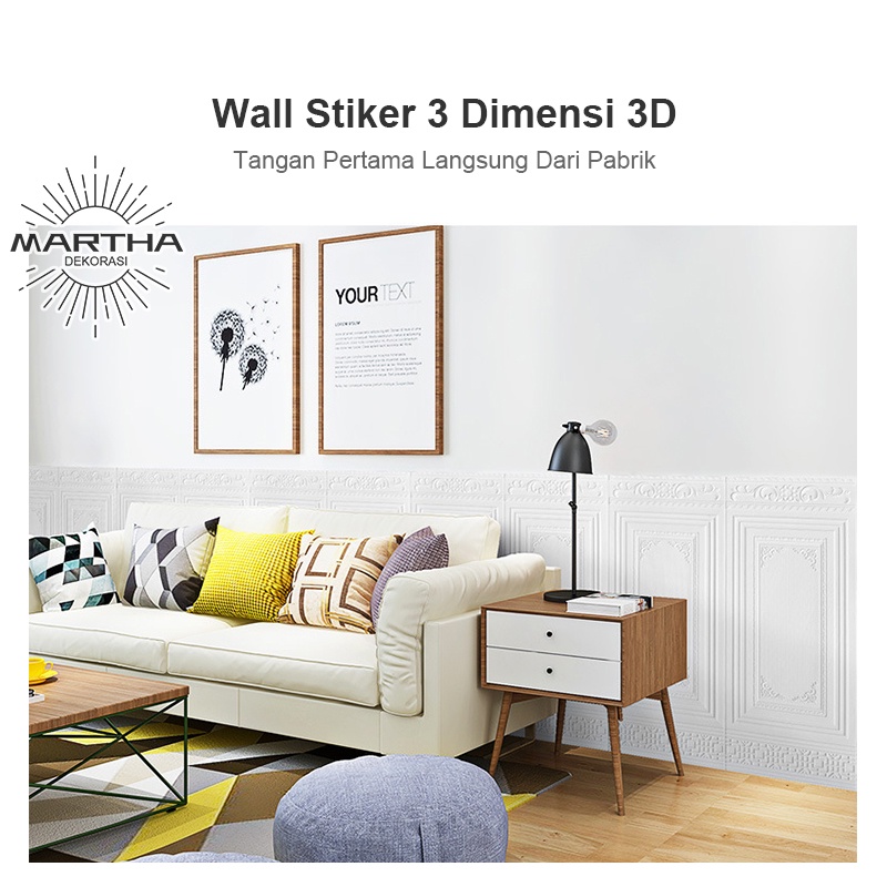 1 Wallpaper Dinding Walpaper 3D Wallfoam Stiker High Quality Premium 70X90CM-3