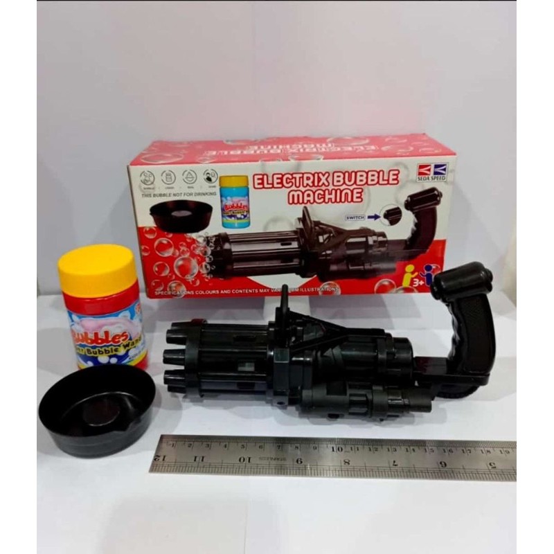 Gatling Bubble Gun / Bubble Gun / Gatling Bubble Gun Toys Soap water bubble / Electric Gun Bubble