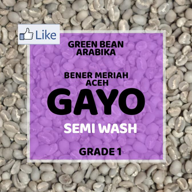 

BIJI MENTAH KOPI ARABIKA GAYO 1KG / GREEN BEAN KOPI GAYO 1KG