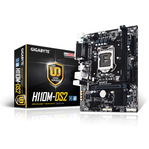 Gigabyte H110M-DS2 | Motherboard Intel H110 LGA 1151 DDR4 M-ATX