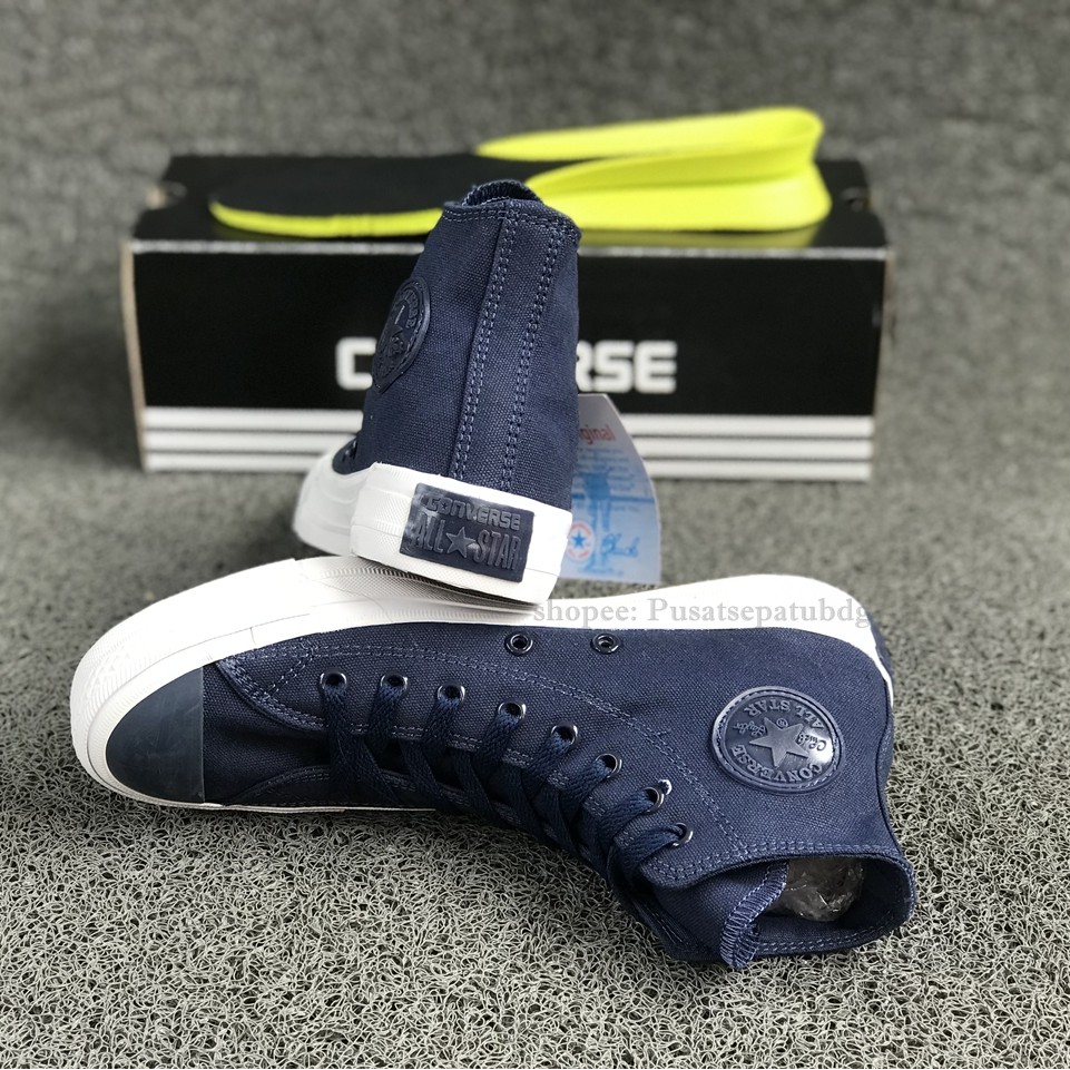 Sepatu Converse Petir Tinggi X Undefeated High Navy