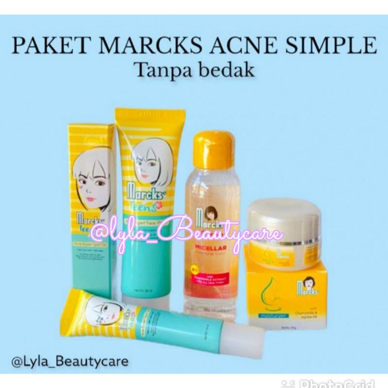 MARCKS PAKET ACNE SIMPLE TANPA BEDAK
