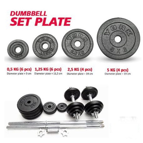 Dumbbell Set SPEEDS Max 50KG Barbel Set Dumbel Dumble Alat Fitness Rumahan