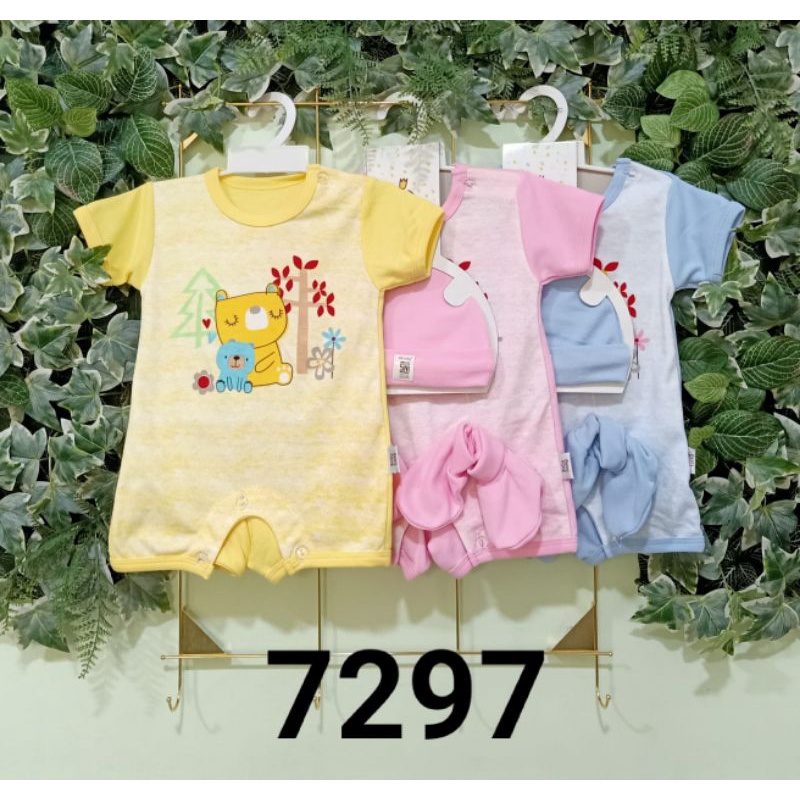 Baby Lucky aneka jumper pendek set topi bayi kado bayi lahir