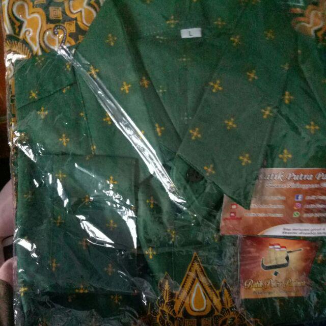 Original Batik Gp Ansor Hijau Nu