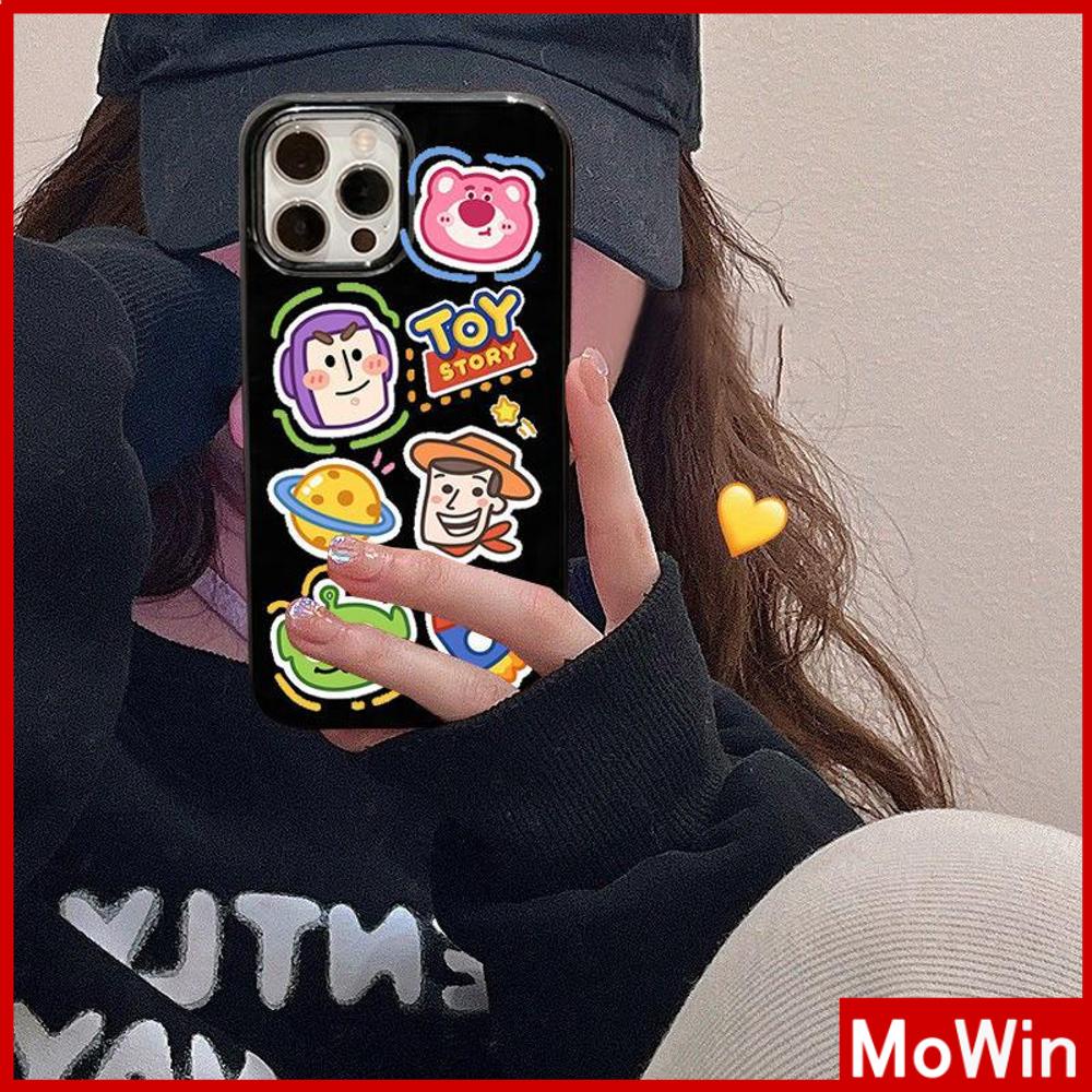 iPhone Case Silicone Soft Case Black TPU Glossy Big Hole Camera Protection Shockproof Cute Cartoon For iPhone 13 Pro Max iPhone 12 Pro Max iPhone 11 Pro Max iPhone 7Plus iPhone x