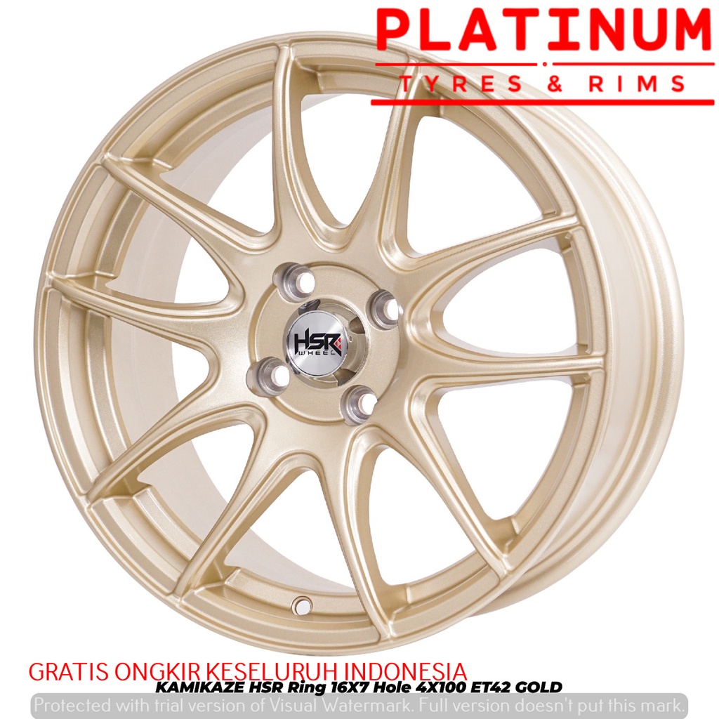 VELG RACING MOBIL FREED PICANTO ACTIV AGYA SIGRA DATSUN GO PANCA RING16 HSR KAMIKAZE