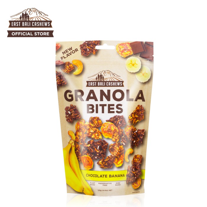 

EAST BALI CASHEW - Granola Bites Chocolate Banana 125gr