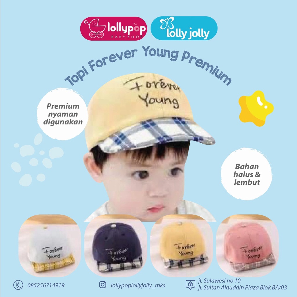 TOPI Forever young premium/Topi anak