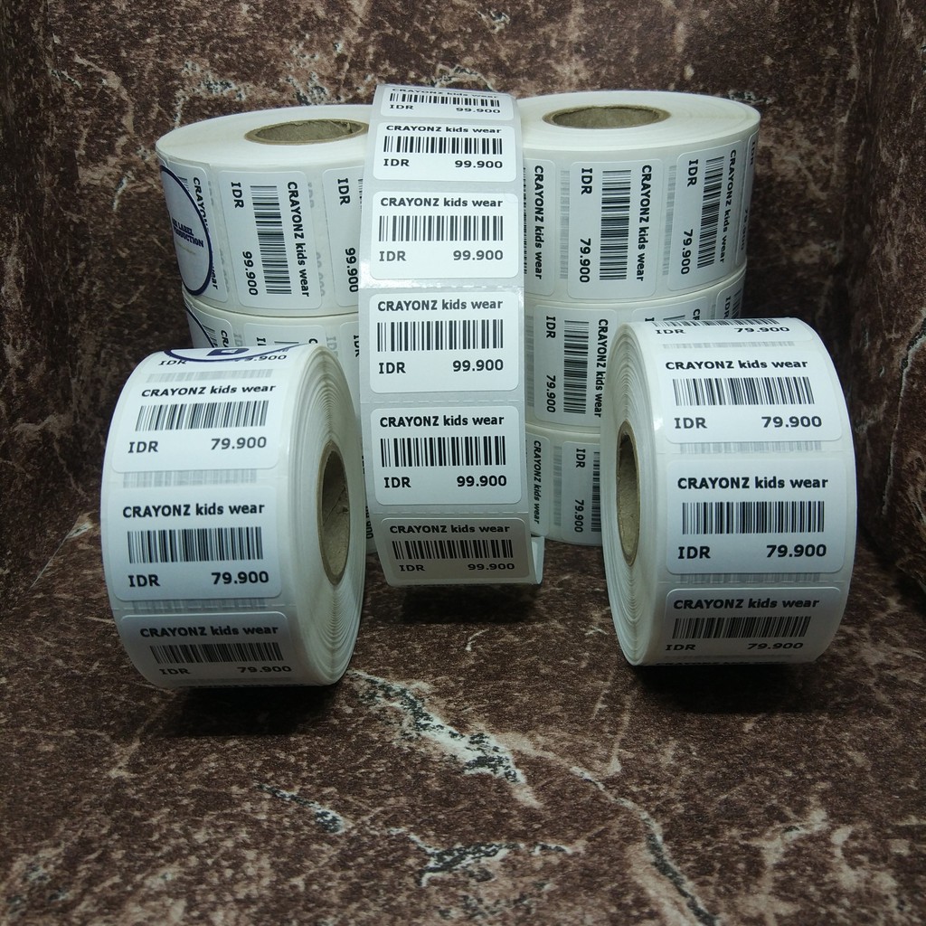 CETAK LABEL HARGA 30x20mm / JASA CETAK LABEL BAHAN THERMAL 30x20 SEMARANG