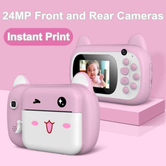 Kamera anak Instant Print polaroid 24 MP Aliciastar