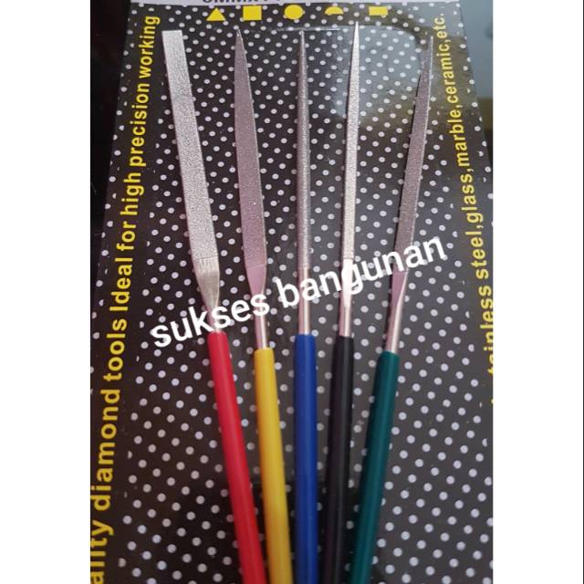 

Kikir emas / diamond file set prohex