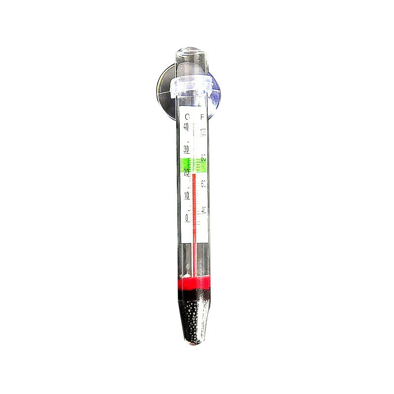 Effosola Termometer Pengukur Suhu Aquarium Glass Tube Temperature - T140 - White