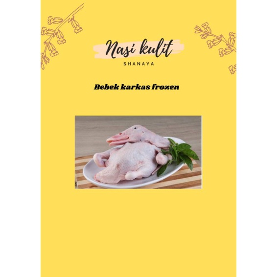 

BEBEK KARKAS FROZEN 1.2 KG