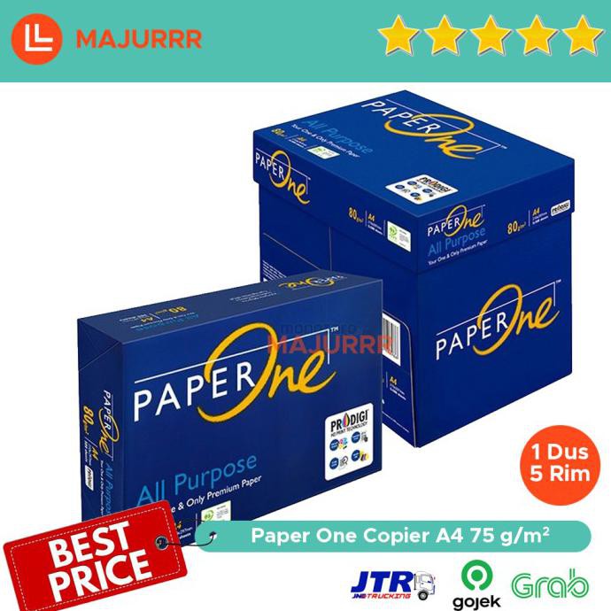 

Grosir Kertas Hvs Paperone A4 80 Gram Office Paper Print 1 Dus 5 Rim Bengbengstar1