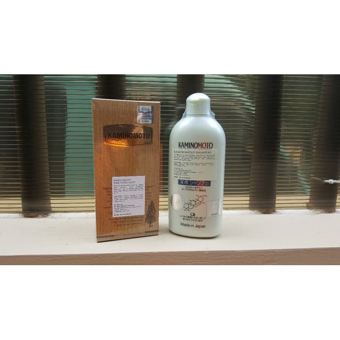Paket Kaminomoto : Kaminomoto Hair Growth Accelerator + Kaminomoto Shampoo
