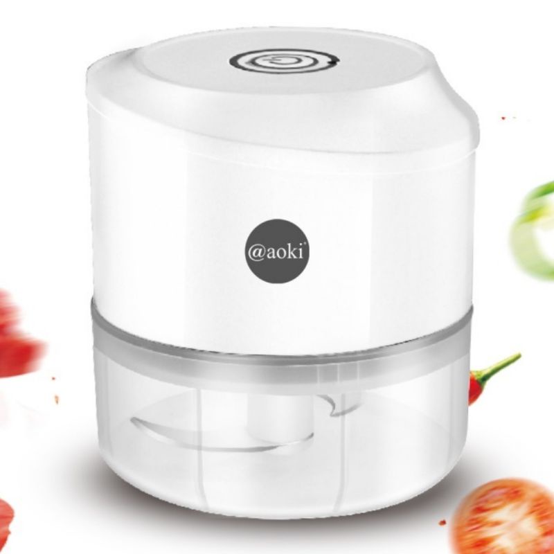 Aoki Mini Food Chopper / Mini Blender Portable Wireless Rechargeable