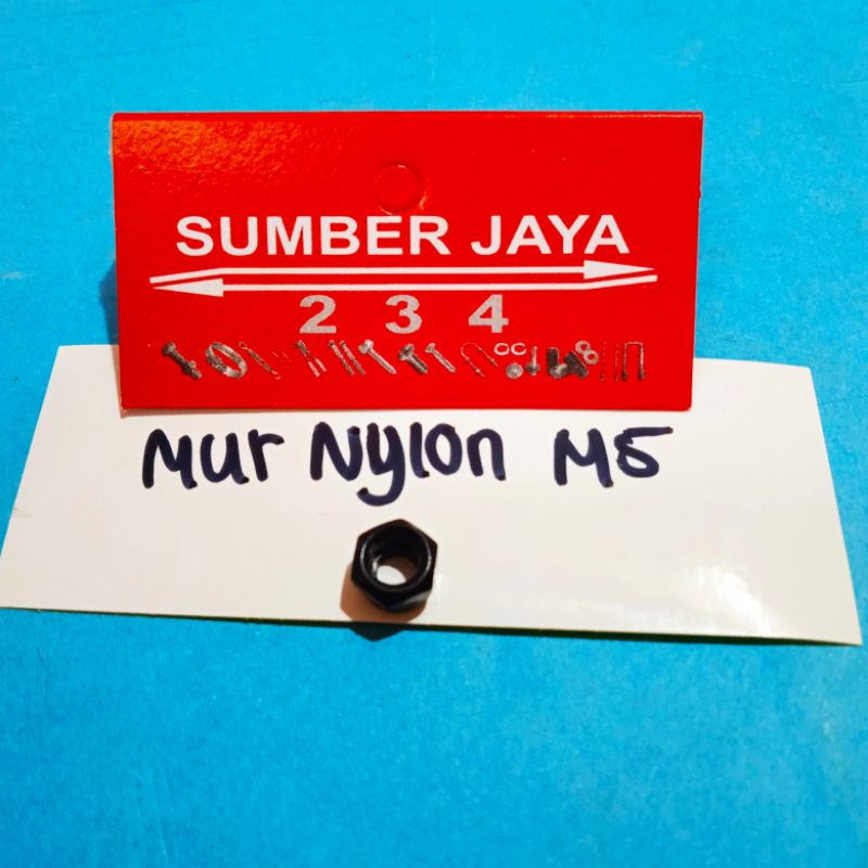 MUR NYLON M5 HITAM ISI 100 TERMURAH