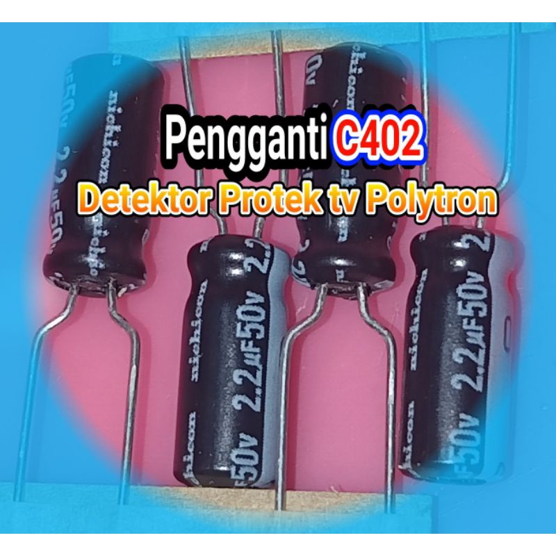 elco pengganti c402 detektor sensor Protek vertikal tv Polytron tabung crt