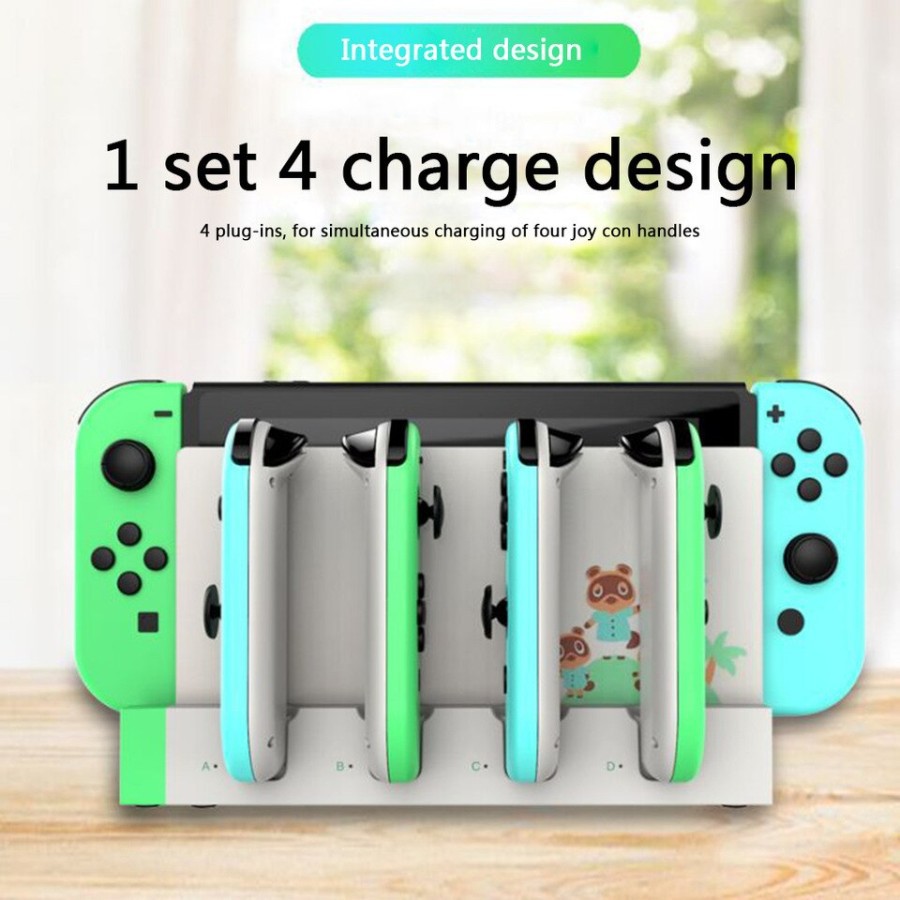 Charger nitendo switch joycon joy-con ipega 4 slot 1A usb 2.0 pg-9186a 9186