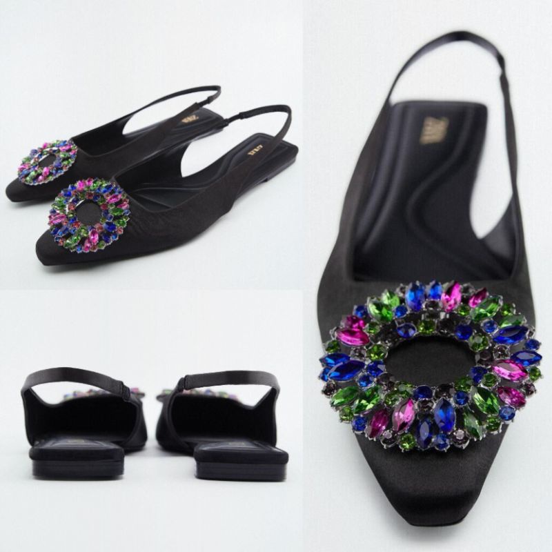 Sepatu ZARA Flat Shoes Slip On | Include Box