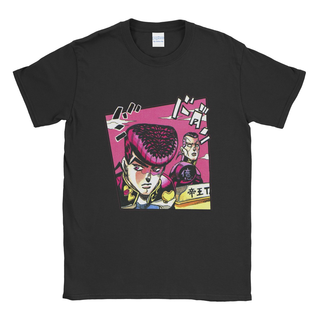 Baju Kaos Tshirt Jojo Bizarre Adventure Pink
