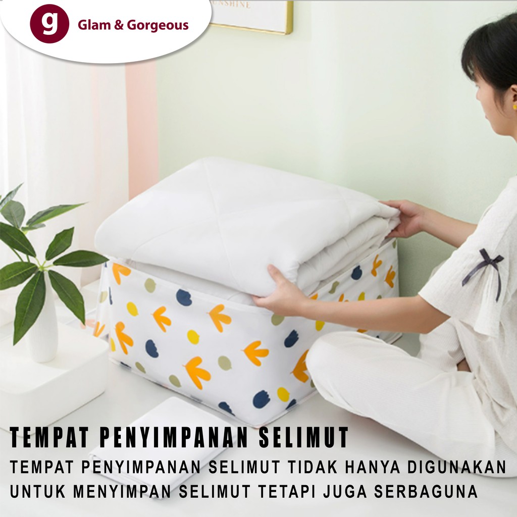 Tempat Penyimpanan Serbaguna Pakaian Selimut Storage Bag - TP009