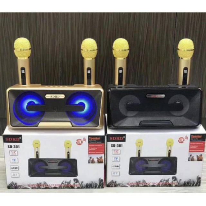 SPEAKER KARAOKE SD-301 BLUETOOTH / SPEAKER BLUETOOTH KARAOKE / SPEAKER MIC BLUETOOTH / SPEAKER NYANY