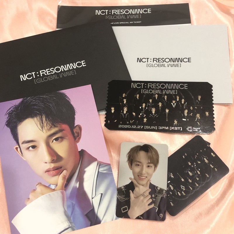 NCT RESONANCE BEYOND LIVE GLOBAL WAVE AR TICKET WINWIN PHOTOCARD PC