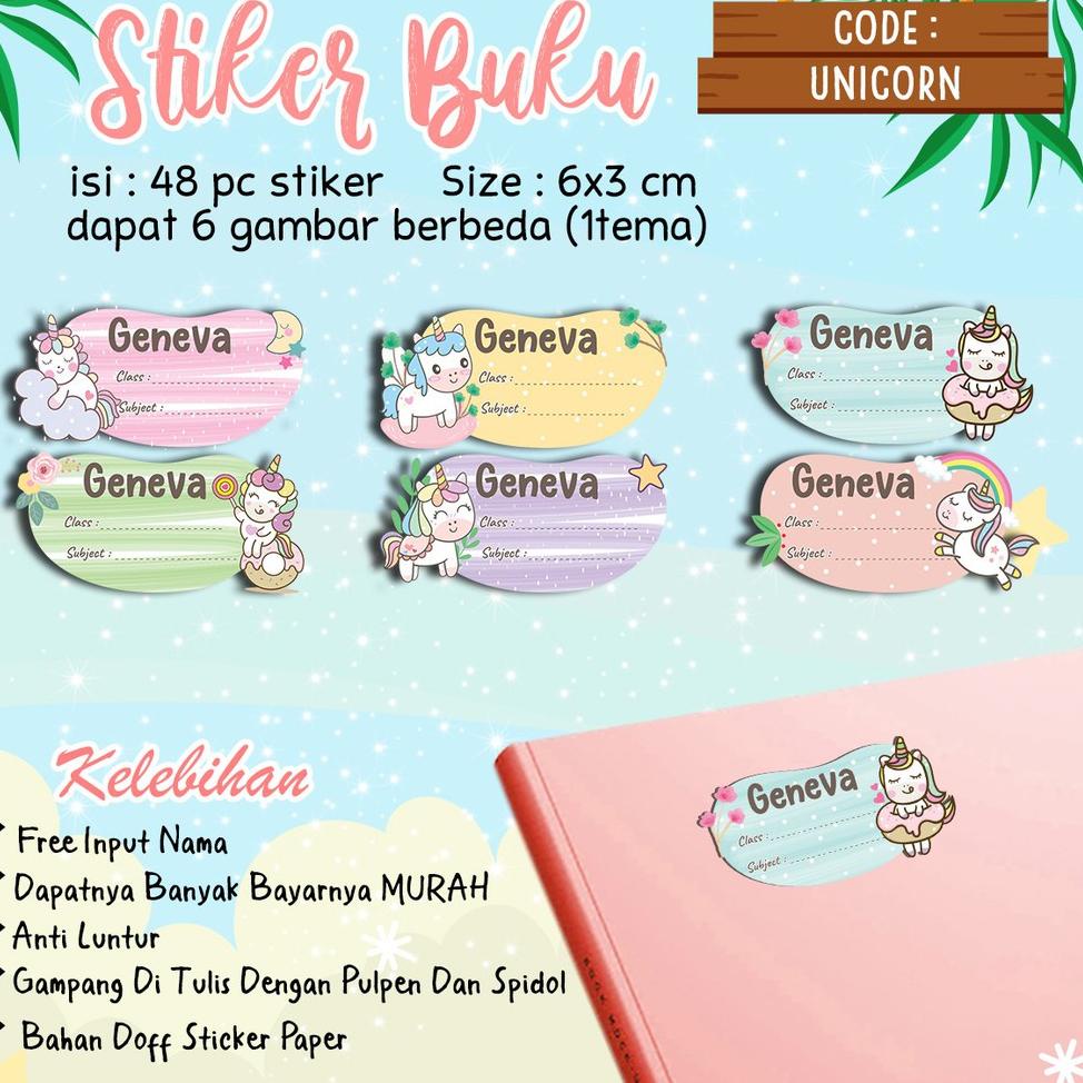 

Limited Edition / HnH [GIANT PALACE] 48PCS STIKER BUKU CUSTOM /Produk@terupdate