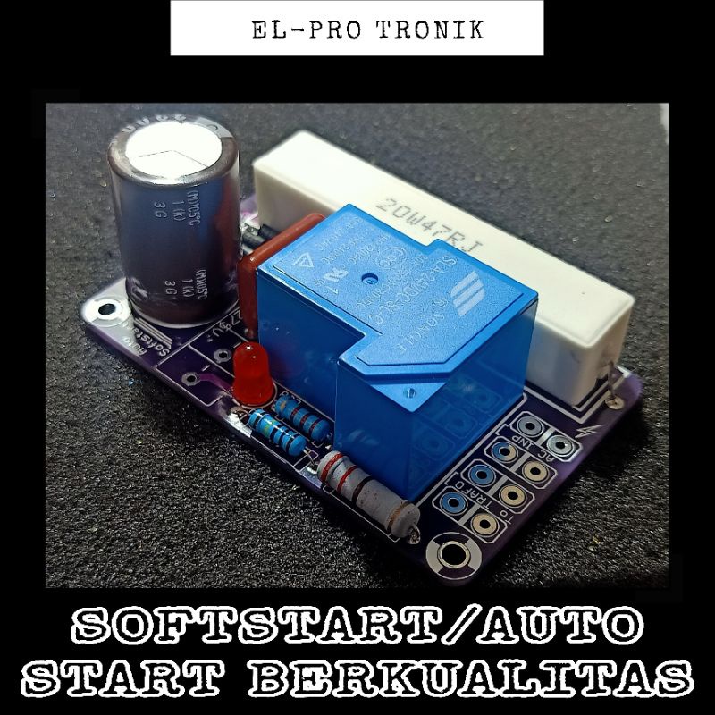 KIT SOFTSTART power amplifier 30A double layer