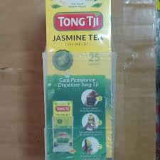 Teh Tongji Jasmine Tea Teh Melati 25bags (1 BOX) free dispenser teh  tong tji exp 2024