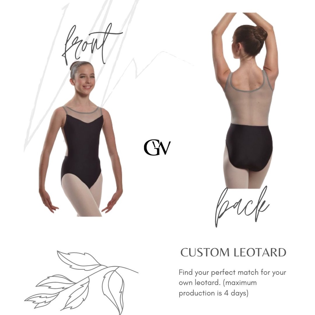 Leotard Ballet Custom 027/Baju Ballet
